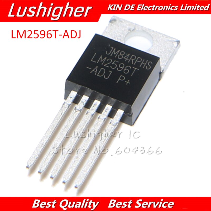 10PCS LM2596T-ADJ TO220 LM2596 TO-220 LM2596T LM25..